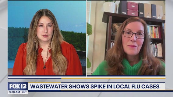Wastewater shows spike in WA flu cases