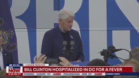 Bill Clinton hospitalized in DC for fever, in 'good spirits,' spokesperson says