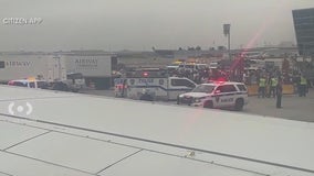 JFK Airport escalator fire in Terminal 8