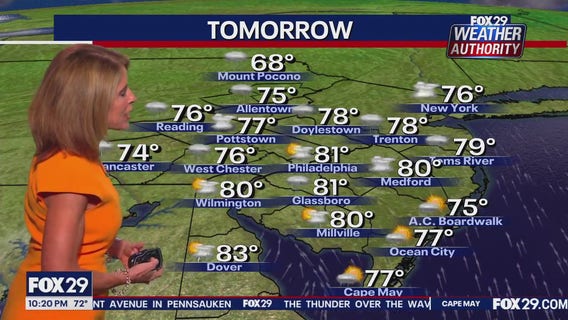 Weather Authority: Wednesday 10 p.m. forecast