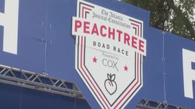 Interview with elite winners of Peachtree Road Race