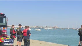 Search for missing person in Lake Michigan