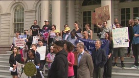 Rally for more public restrooms in NYC