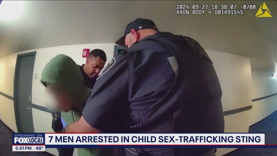 7 men arrested in WA child sex trafficking sting
