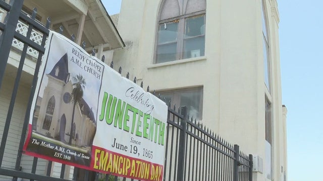 Galveston Juneteenth service at Reedy Chapel; Joe Biden attends