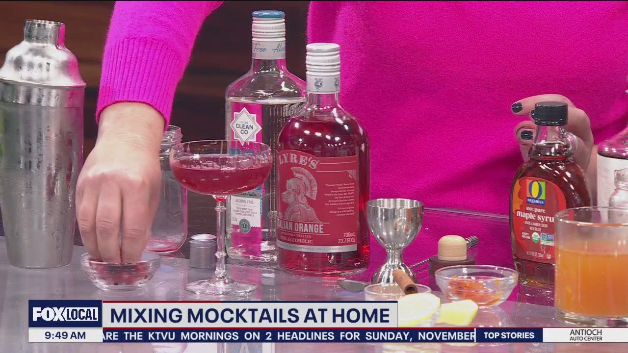 Tips on making a festive non-alcoholic drinks at home