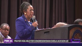 Prayer vigil held for Congresswoman Sheila Jackson Lee