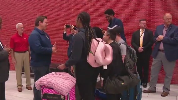 Governor DeSantis greets Americans evacuated from Israel at TPA: 'There was a need for help'