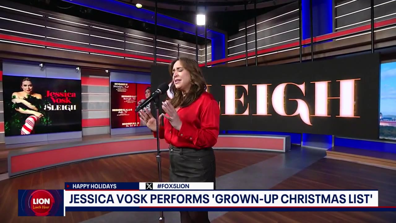 Broadway star Jessica Vosk talks new album, "Wicked," and performs a Christmas classic