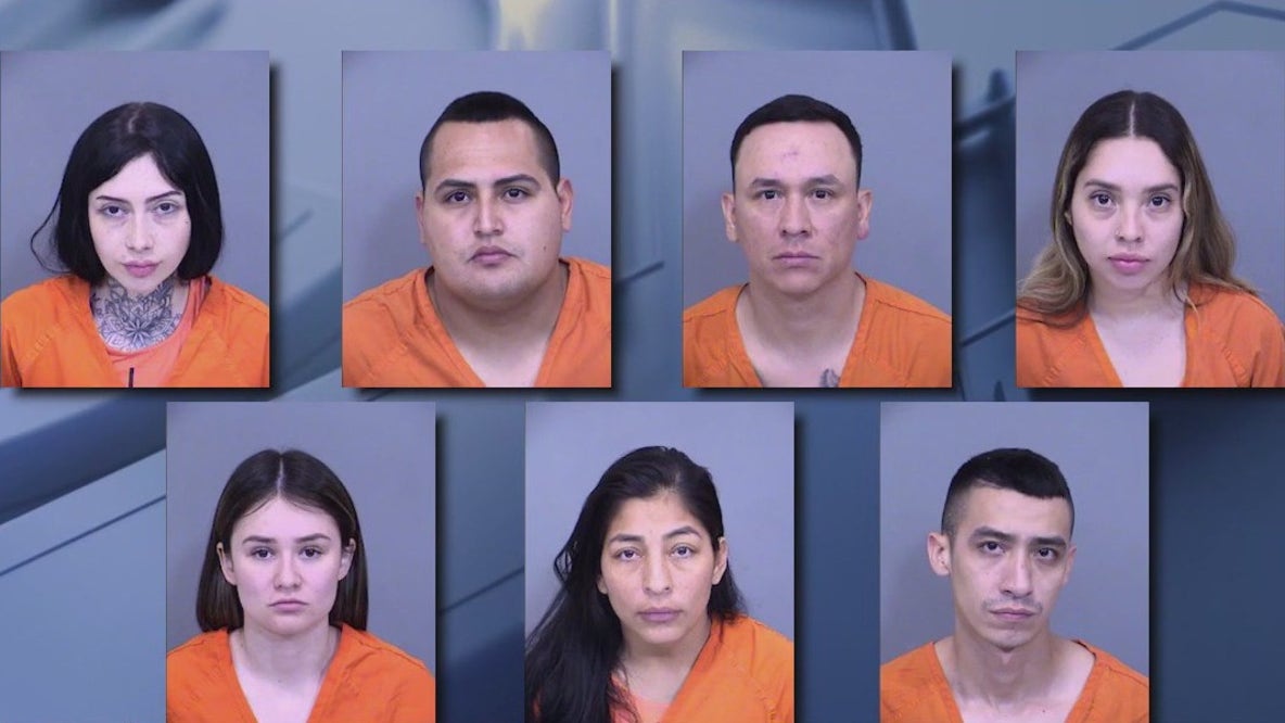 7 charged in suspected organized crime theft ring