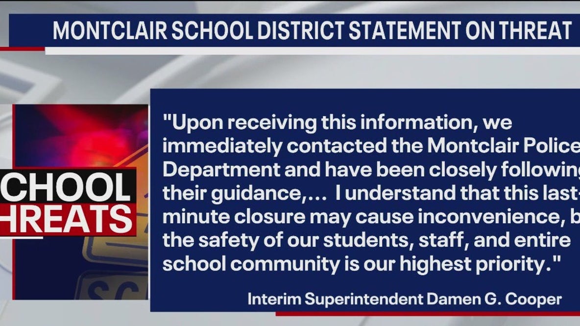 Montclair schools closed due to 'potential threat'