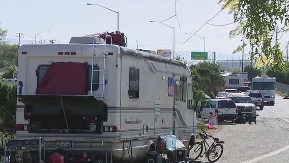 RV encampment with nearly 50 vehicles set to be cleared in north San Jose