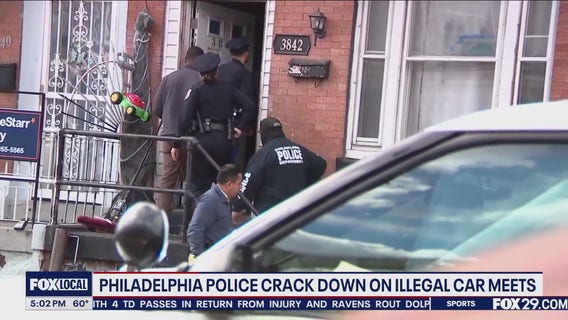 Philly police crack down on illegal car meets