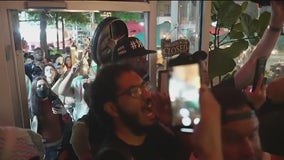 Pro-Palestinian protesters storm Hamilton Heights restuarant