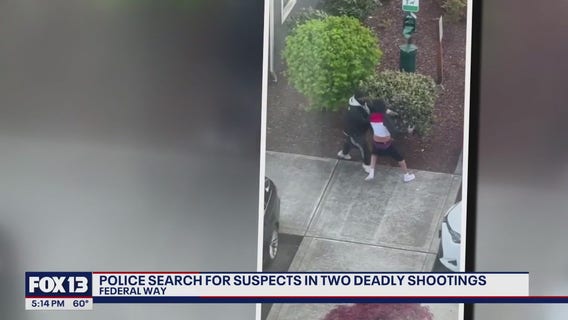 Police search for suspects in two deadly Federal Way shootings