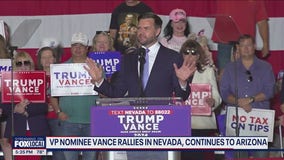 JD Vance rallies in Nevada, continues to Arizona