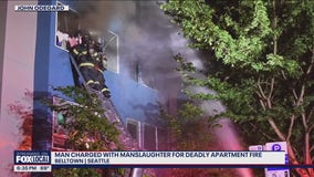 Man charged with manslaughter for deadly apartment fire