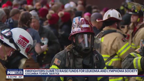 Columbia tower firefighter stair climb raises money for cancer