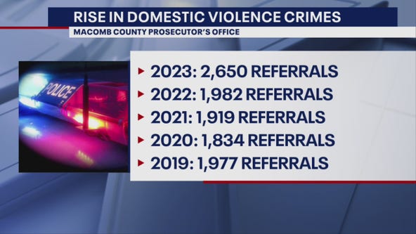 Rise in domestic violence cases in Macomb County means awareness has increased