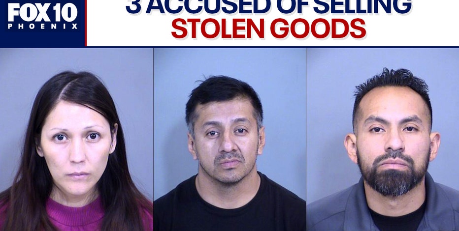 3 indicted following organized retail theft bust in the Phoenix area