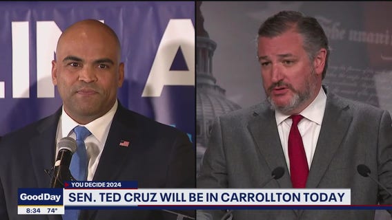 Ted Cruz leads Colin Allred by 8 points in US Senate race, new poll shows
