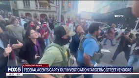Federal agents carry out investigation targeting street vendors