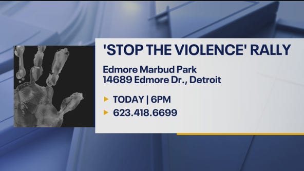 'STOP THE VIOLENCE' RALLY - TODAY