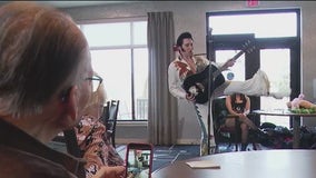 Teen Elvis impersonator revives nostalgia for Chicago-area senior citizens