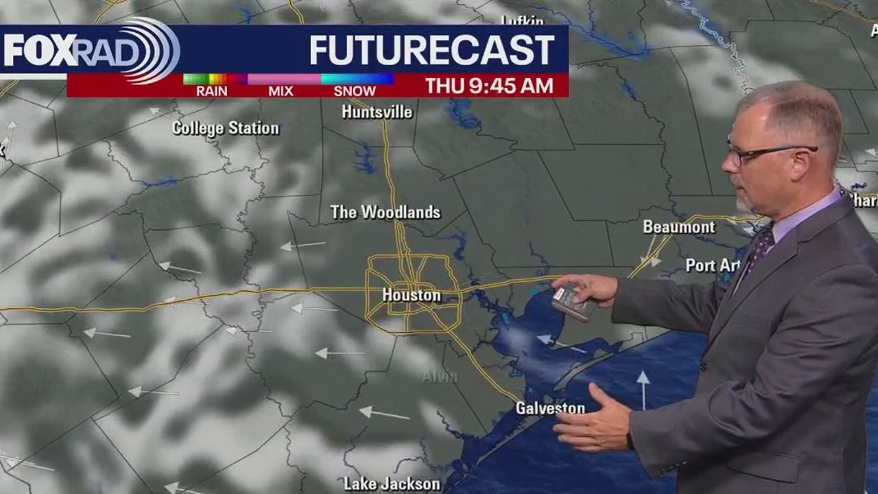 Isolated storms possible in Houston Thursday