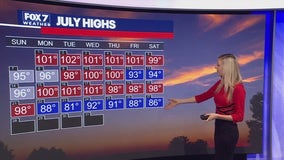 Austin weather: Temps trending back up