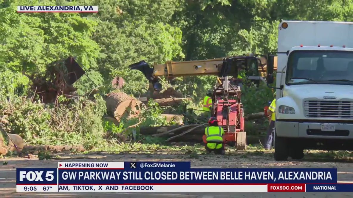 Portion of GW Parkway remains closed