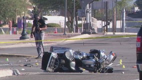 Motorcyclist dies following crash in Peoria