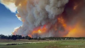 1 dead, hundreds of homes burned in NM wildfire