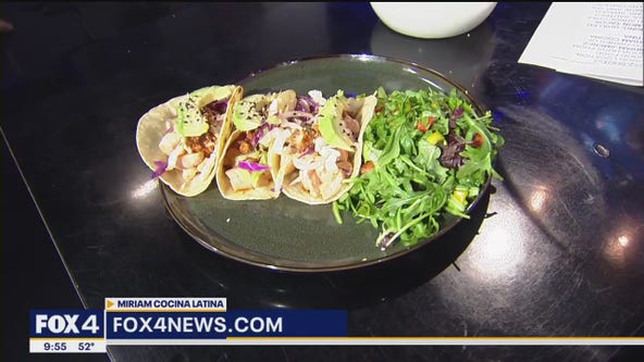 How to make Grilled Salmon Tacos from Miriam Cocina