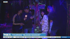 Christal gets spooked at Blood Manor