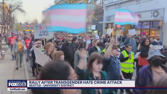 Rally held in Seattle after violent attack of transgender woman