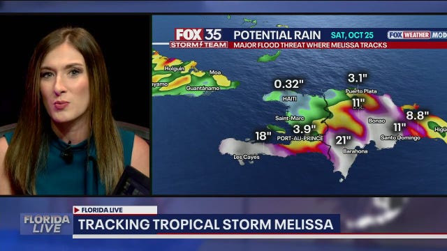 Tropical Storm Melissa could become hurricane this week, NHC says