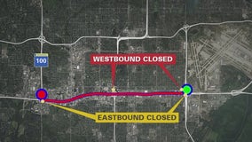 Part of I-494 closing for the weekend