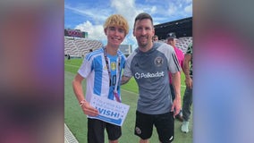 Sheboygan boy meets Lionel Messi