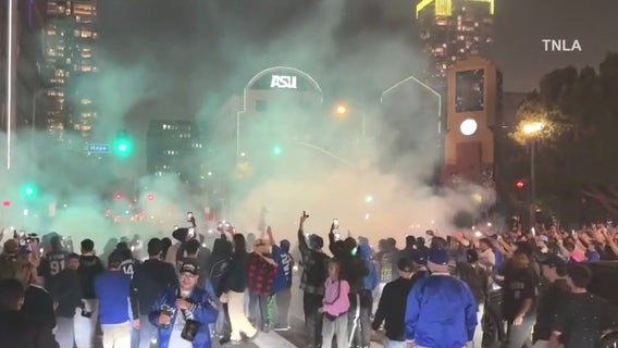 LA in full party mode after World Series win