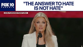 Erika Kirk speaks at late husband's memorial