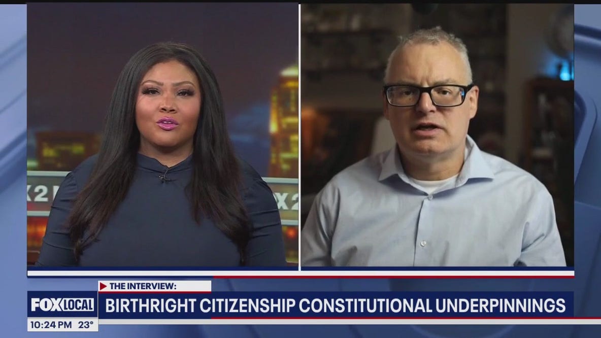 THE INTERVIEW: Birthright Citizenship: Constitutional Guarantee or Policy Debate?