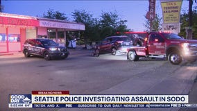 Assault investigation in Seattle's SODO neighborhood