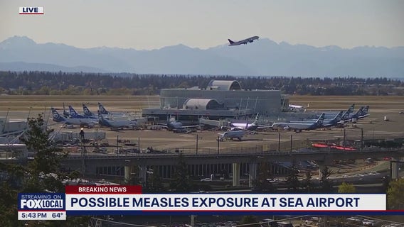 Possible measles exposure at Seattle, WA airport