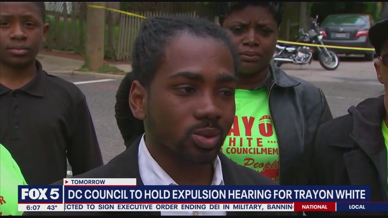 DC Council Holds Hearing on Trayon White Expulsion