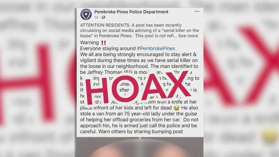 Serial killer in Daytona Beach? Police say it's a hoax that was spread through social media