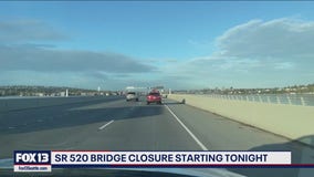 SR 520 Bridge closed this weekend