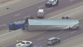 I-10 reopens in Buckeye following semi-truck rollover crash