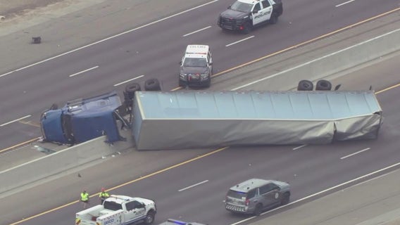 I-10 reopens in Buckeye following semi-truck rollover crash