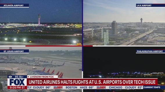 United Airlines flights grounded nationwide due to tech outage, delays expected despite fix